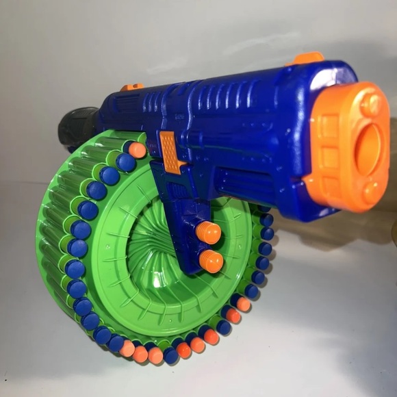 Dart Zone Covert Ops Magnum Superdrum Gun Rapid Fire with Darts Working Tested - Picture 3 of 16